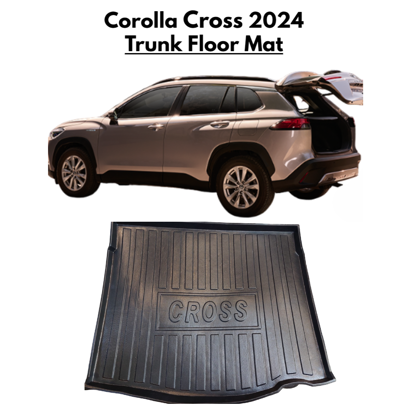 Picture of Toyota Corolla Cross Trunk Mat Liner, TPE Plastic | Model 2023-24