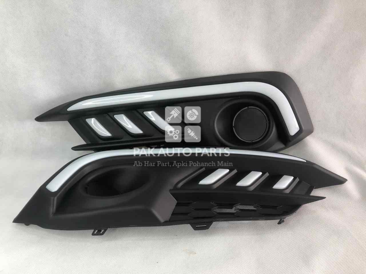 Picture of Honda Civic 2016-2021 Fog Light (Lamp) Cover With DRL