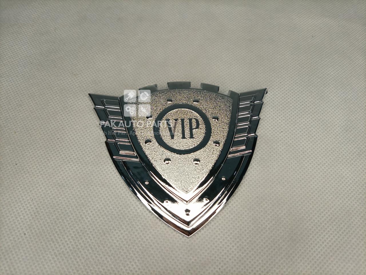 Picture of Car Universal VIP Triangle Badge Chrome