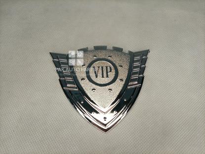 Picture of Car Universal VIP Triangle Badge Chrome