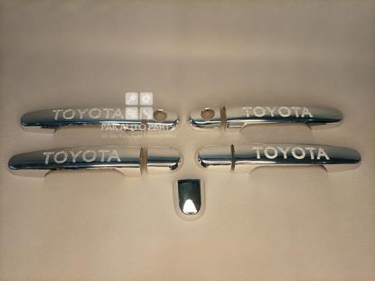 Picture of Toyota Corolla Axio Handle Cover Toyota Writing (8pcs)