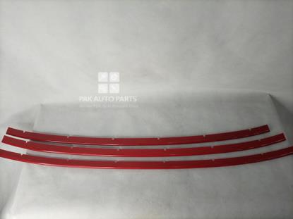 Picture of Toyota Corolla 2014-17 Bumper Grill Red(3pcs)