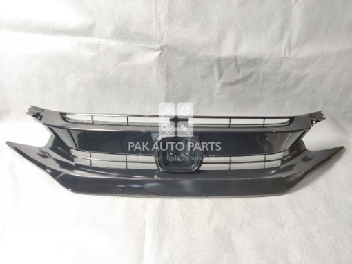 Picture of Honda Civic 2017-2021 Front Grill (Show Grille) In Black Color