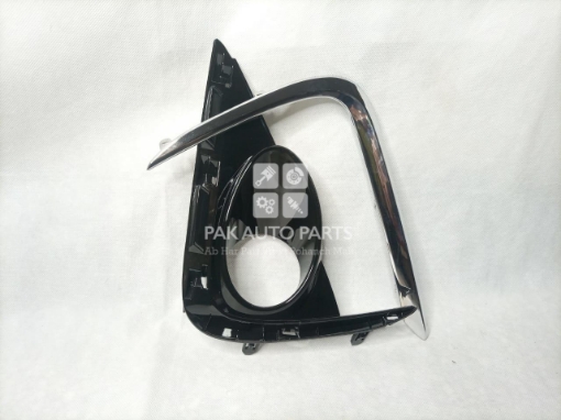 Picture of Toyota Corolla X 2020-2025 Fog Light Cover Glossy Black With Chrome