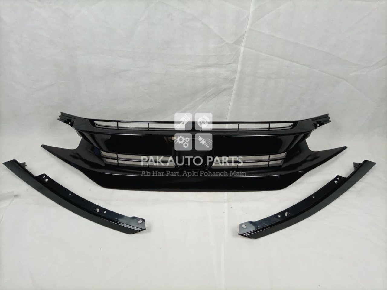 Picture of Honda Civic 2016-21 Front Show Grill Turbo ( Grill With Eyebrows)