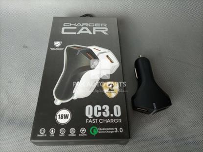 Picture of Fast Car Charger With 2 in 1 Charging Cable