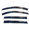 Picture of DFSK Glory 580 Pro Door Visors Air Press With Chrome, Set of 4 Pcs | Dark Smoke