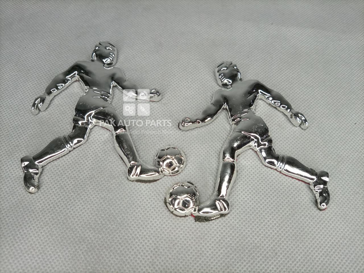 Picture of Universal Football Badge Chrome