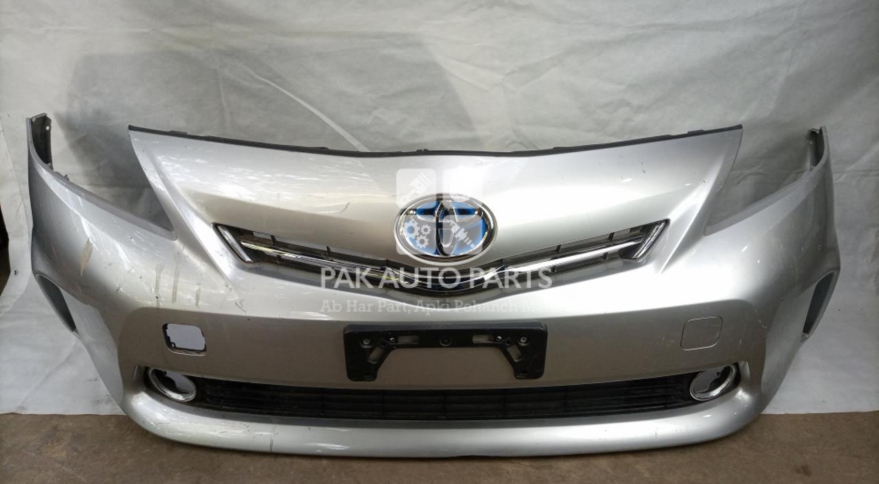 Picture of Toyota Prius Alpha Front Bumper With Chrome And Logo