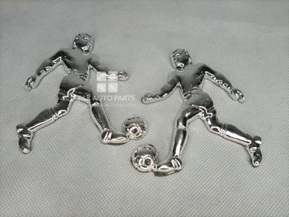 Picture of Foot Ball Badge Chrome(Universal)
