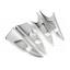 Picture of Honda Civic 2016-21 Interior Side Handle Bowl Cover Silver(4pcs)