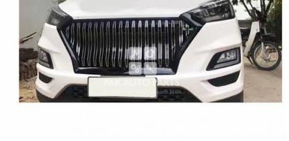 Hyundai Tucson Front Grill Chrome Lining Style