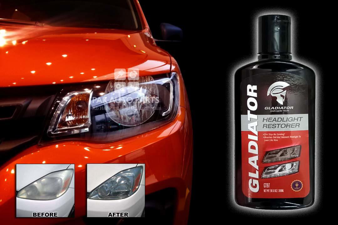 Gladiator Car Headlight Restorer And Cleaner 300mlPakAutoParts