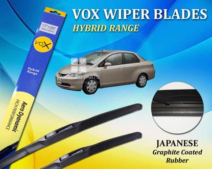 Picture of Honda City 2003 - 2008 VOX Japanese Rubber Hybrid Wiper Blades