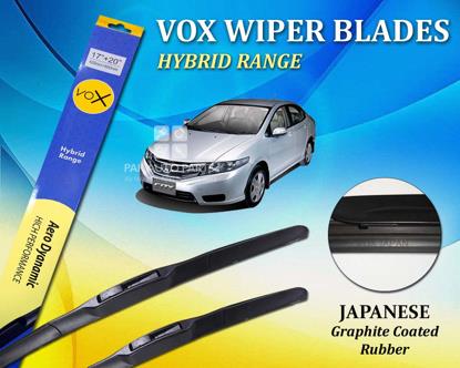 Picture of Honda City 2009 - 2021 VOX Japanese Rubber Hybrid Wiper Blades