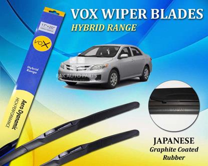 Picture of Toyota Corolla 2009 - 2013 VOX Japanese Rubber Hybrid Wiper Blades