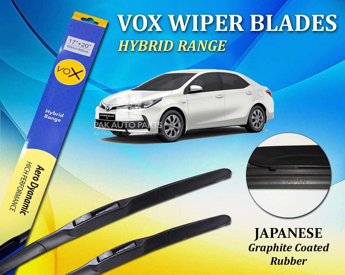 Toyota Corolla 2014 2021 VOX Japanese Rubber Hybrid Wiper Blades