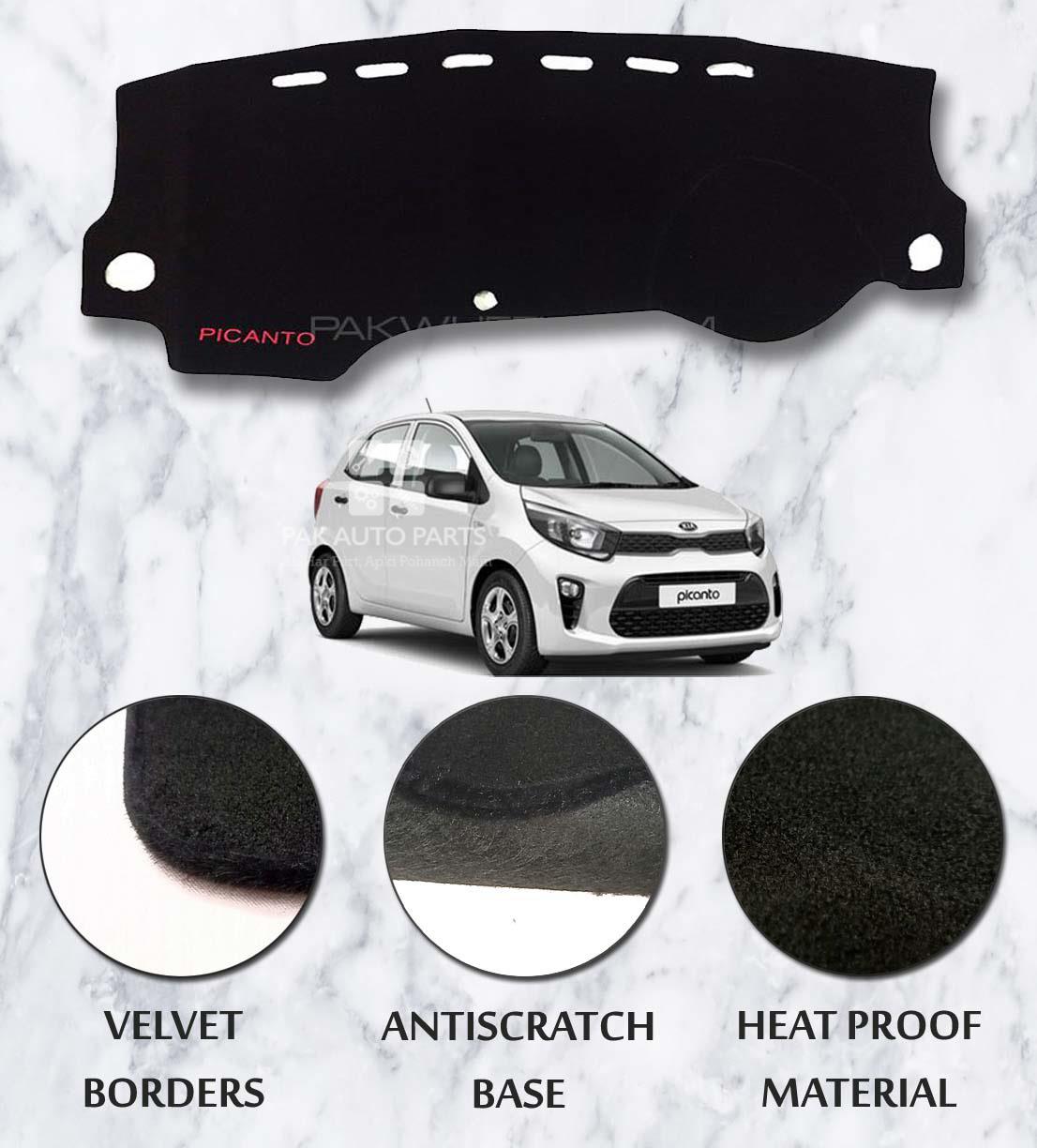 Kia Picanto Dashboard Cover Mat Heat Proof MaterialPakAutoParts