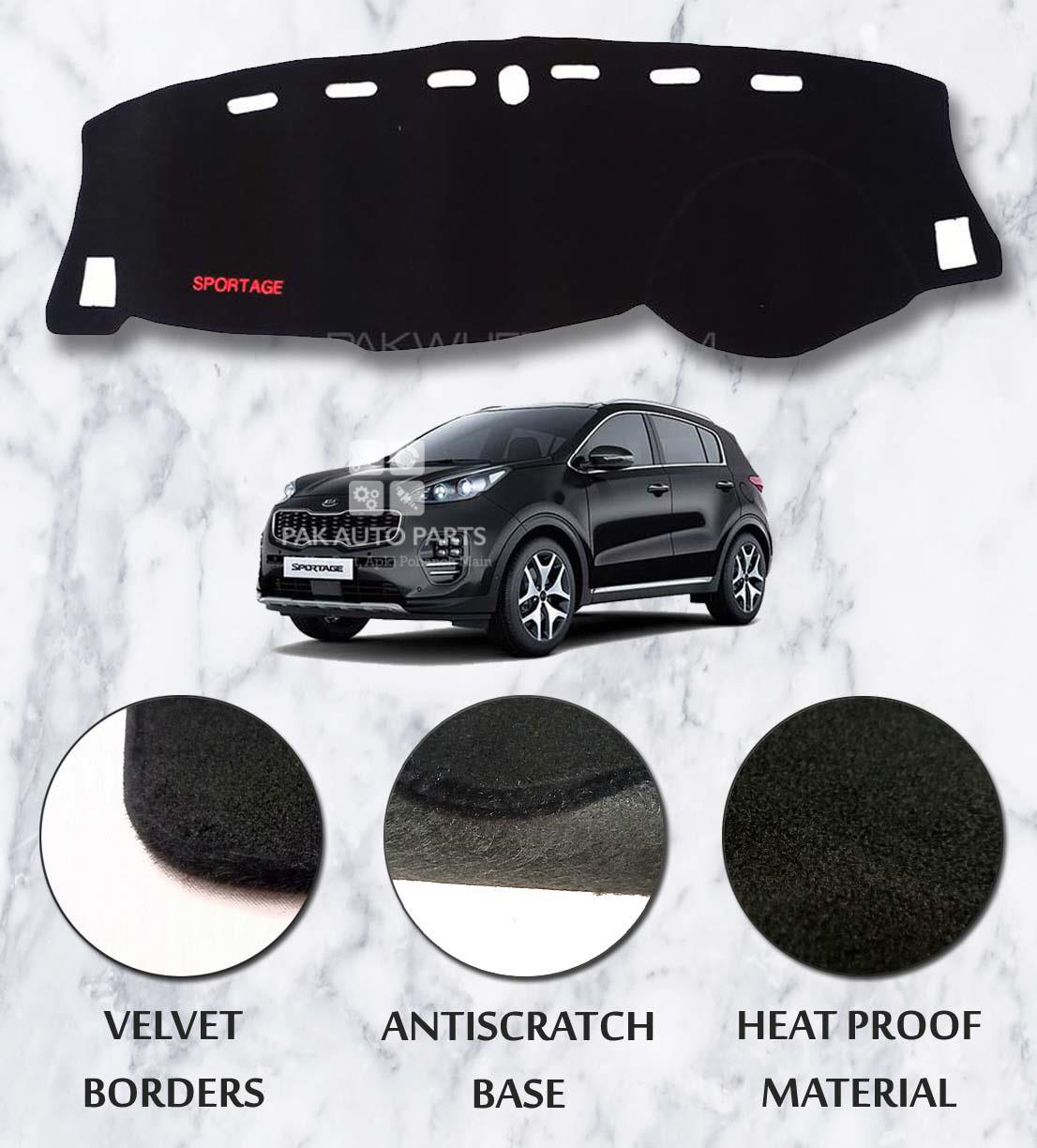 Kia Sportage Dashboard Cover Mat Heat Proof MaterialPakAutoParts