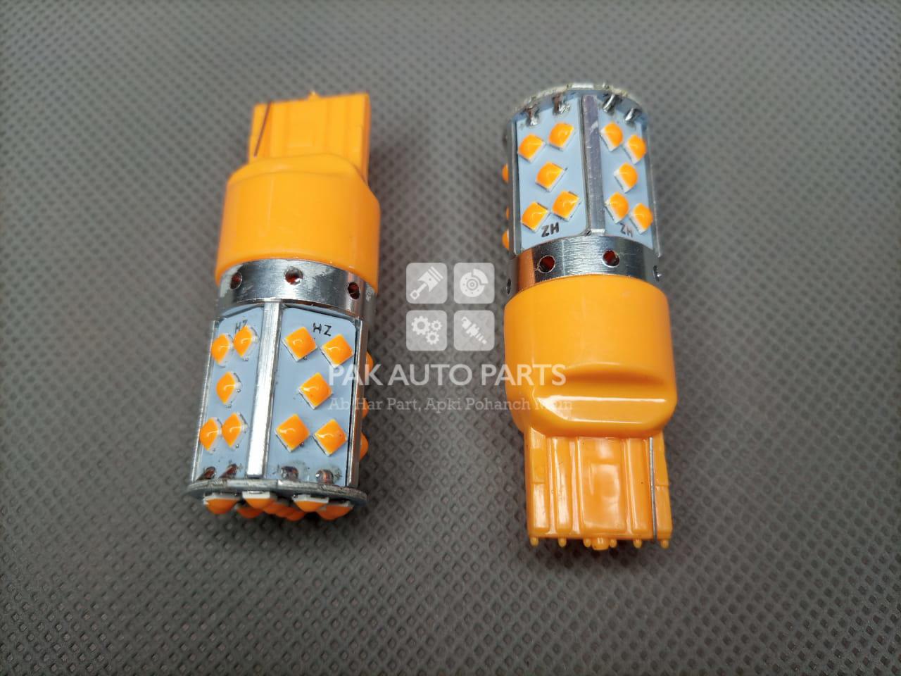 Indicator Bulb Yellow Light Universal(2pcs)PakAutoParts