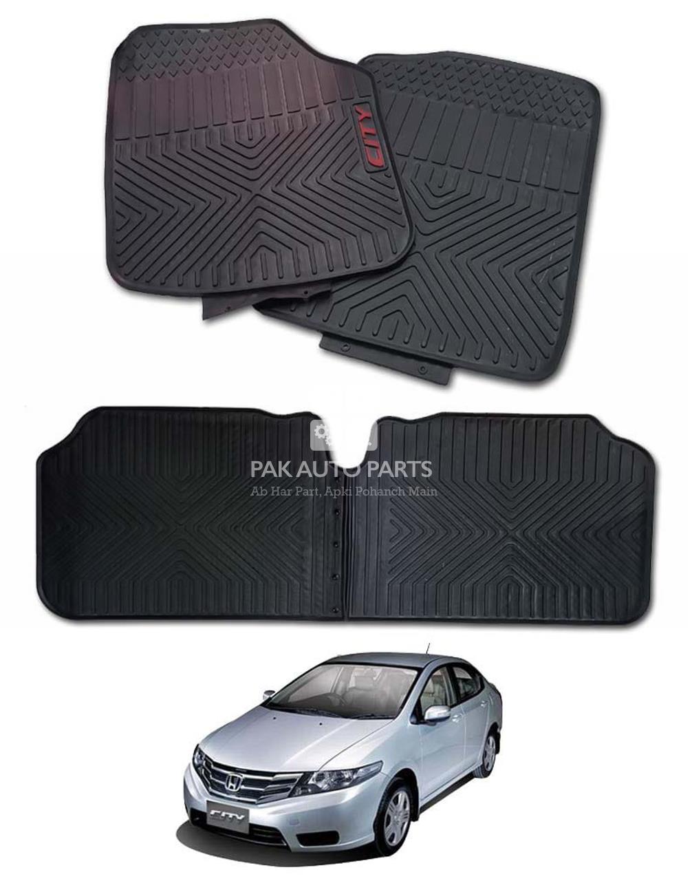 Picture of Honda City 2009 - 2020 PVC Floor Mats - Genuine Shape And Size - Black
