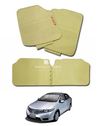 Picture of Honda City 2009 - 2020 PVC Floor Mats - Genuine Shape And Size - Beige