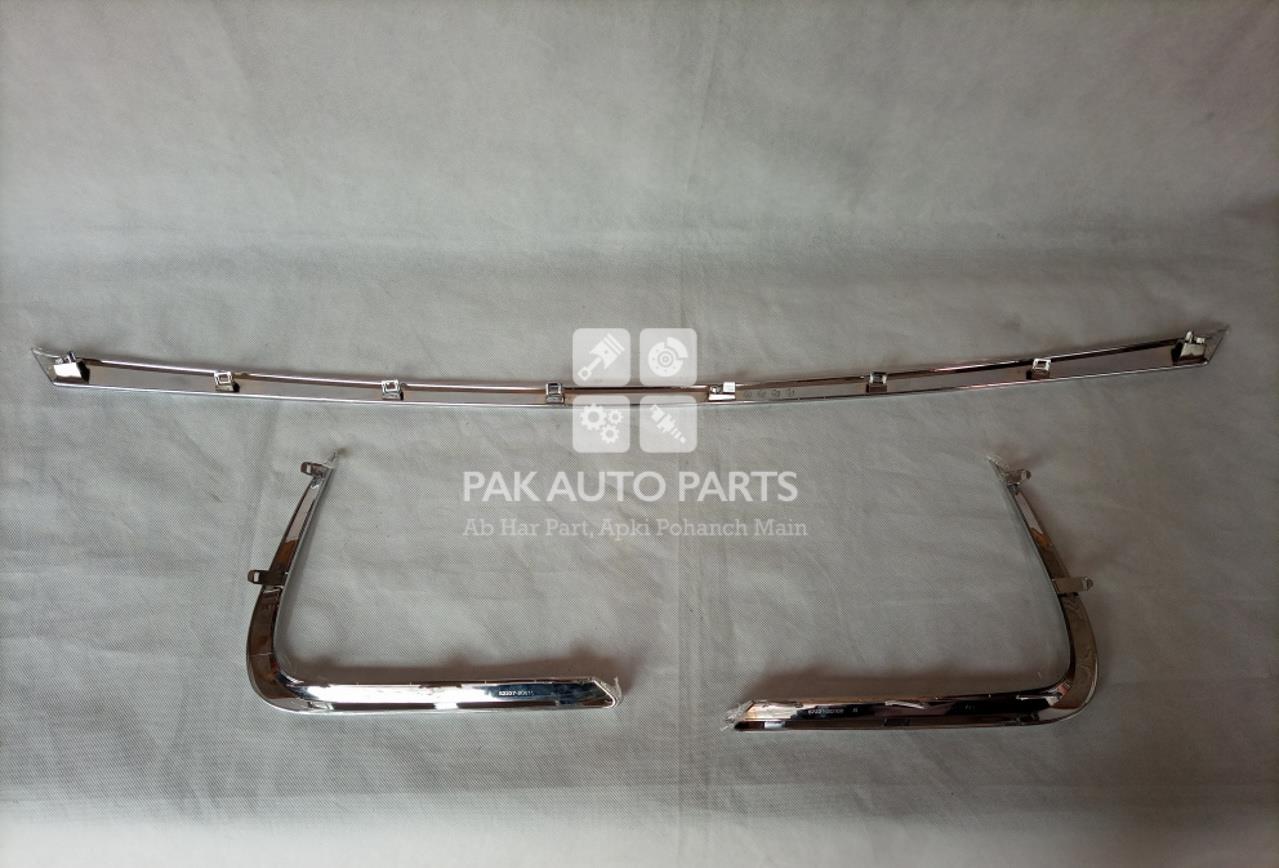 Picture of Toyota Corolla X 2021 Front Bumper Chrome(3pcs)