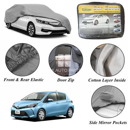 Picture of Toyota Vitz 2011 - 2017 - Imported Car Top Cover - Non Woven - Inner Cotton Layer