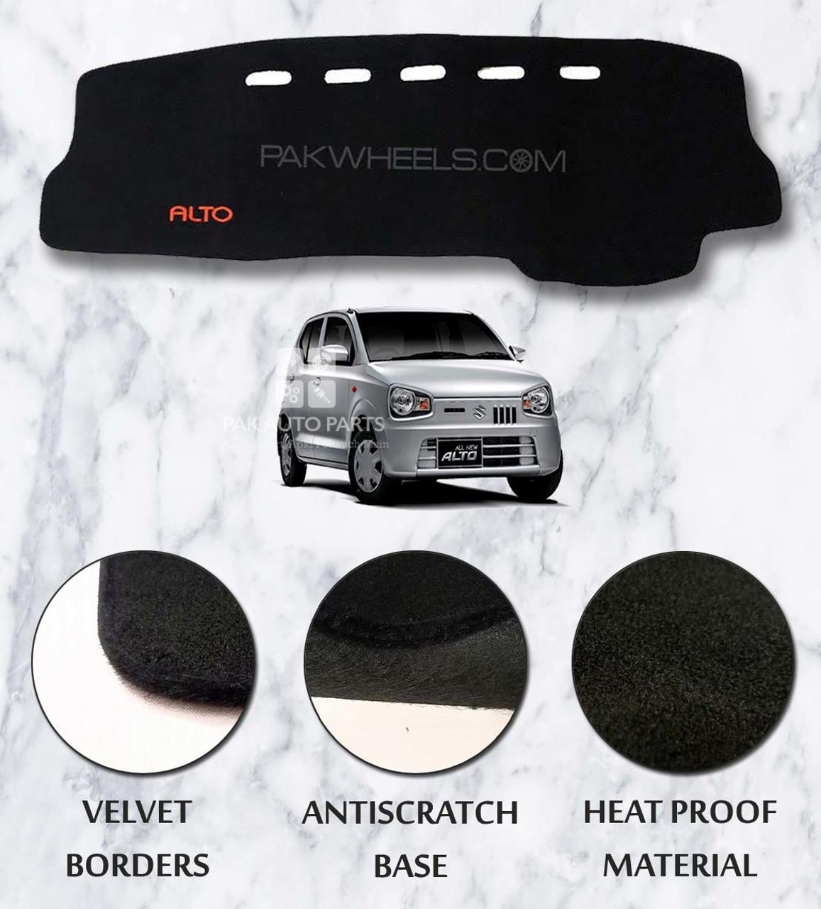 Picture of Suzuki Alto New 2019 - 2022 Dashboard Cover Mat - Heat Proof Material