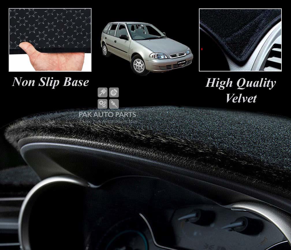 Suzuki Cultus Old Velvet Dashboard Carpet Cover Non Slip Washable