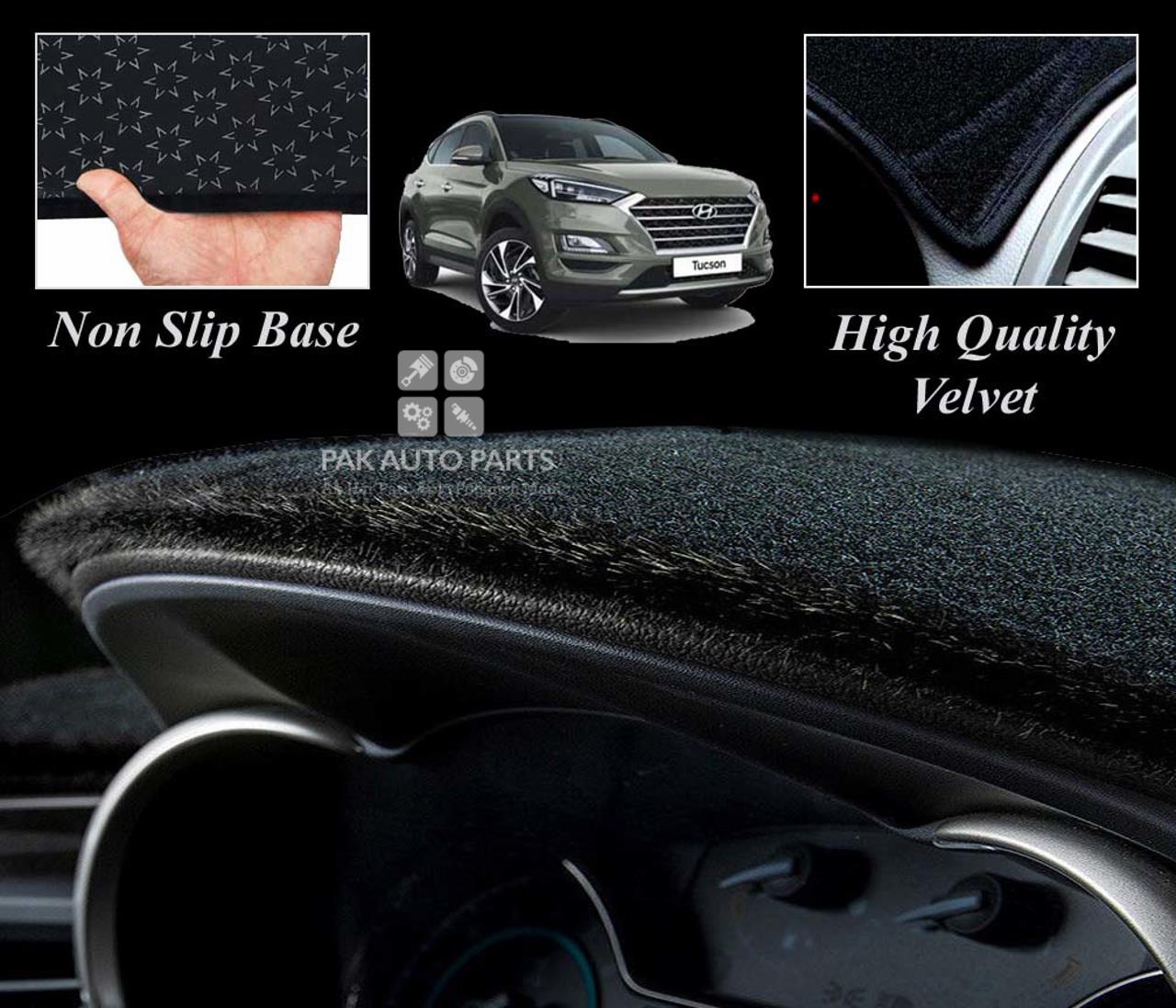 Picture of Hyundai Tucson Velvet Dashboard Carpet Cover | Non Slip | Washable