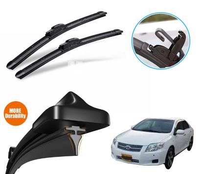 Picture of Toyota Axio 2006 - 2012 Silicone Wiper Blades | Soft Rubber Vipers | High Quality Graphite Coated Rubber | Non Cracking Material