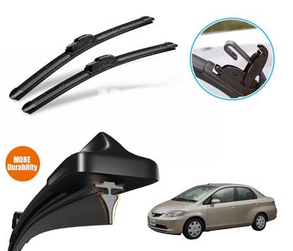 Picture of Honda City 2003 - 2008 Silicone Wiper Blades | Soft Rubber Vipers | High Quality Graphite Coated Rubber | Non Cracking Material