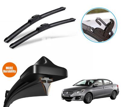 Picture of Suzuki Ciaz Silicone Wiper Blades | Soft Rubber Vipers | High Quality Graphite Coated Rubber | Non Cracking Material