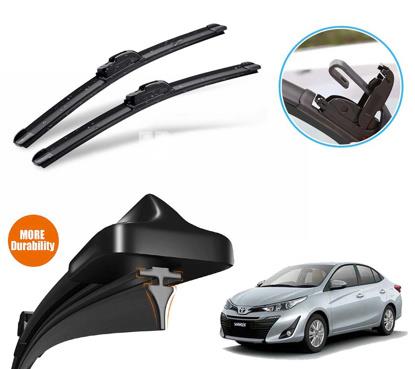 Picture of Toyota Yaris Silicone Wiper Blades | Soft Rubber Vipers | High Quality Graphite Coated Rubber | Non Cracking Material