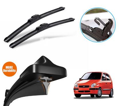 Picture of Hyundai Santro Silicone Wiper Blades | Soft Rubber Vipers | High Quality Graphite Coated Rubber | Non Cracking Material