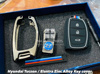 Picture of 3 in 1 Offer - Car Remote Key Covers Made of Alloy Zinc Metal + Push Start Button Cover with Logo + Door Guard
