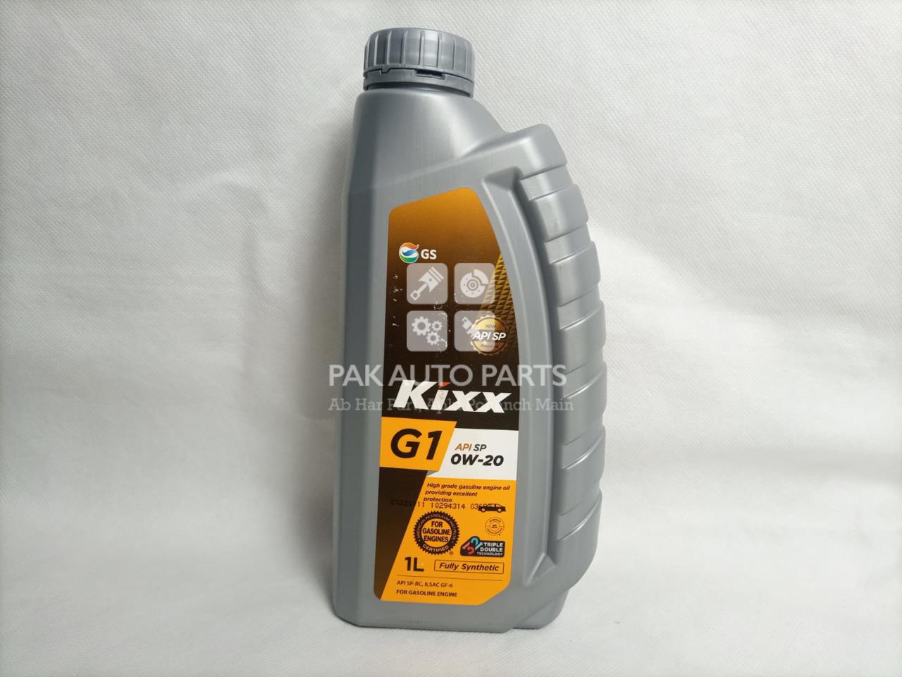 Picture of Kixx G1 API SP  0W-20 (1L)  API SP-RC, ILSAC GF-6A  High grade gasoline engine oil providing excellent protection