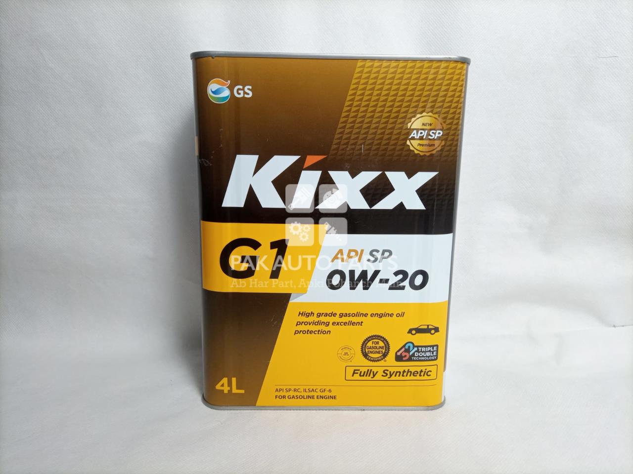 Picture of Kixx G1 API SP 0W-20 (4L) API SP-RC, ILSAC GF-6A High grade gasoline engine oil providing excellent protection(