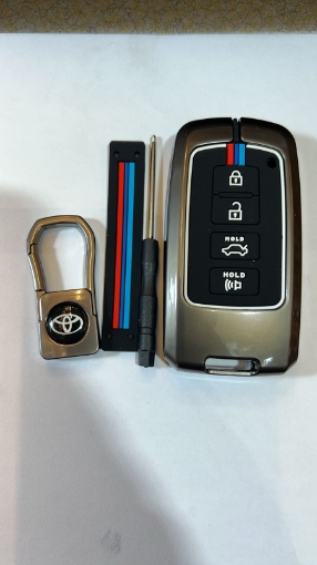 Picture of Toyota Corolla Grande 2021-26 Metal Zinc Key Cover