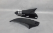 Picture of Honda Civic 2016-2021 Side Mirror Cover Batman Style Glossy Black