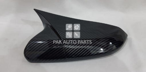 Picture of Honda Civic Batman Style Carbon Fiber Side Mirror Cover - Model 2016-2021