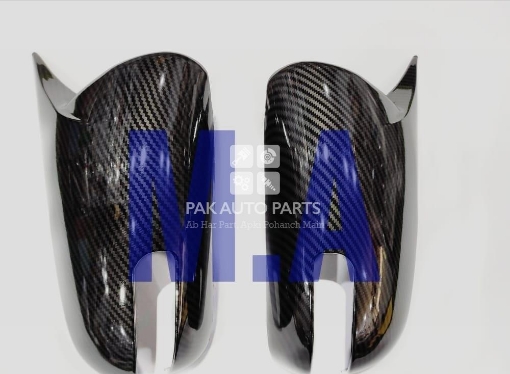Picture of Toyota Corolla 2009-2014 Batman Style Carbon Fiber Side Mirror Cover Pair