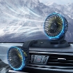 Picture of Sogo Car Fan Dual Head  2 speed Adjustment Car Cooling Fan Strong Wind Cooling Fan