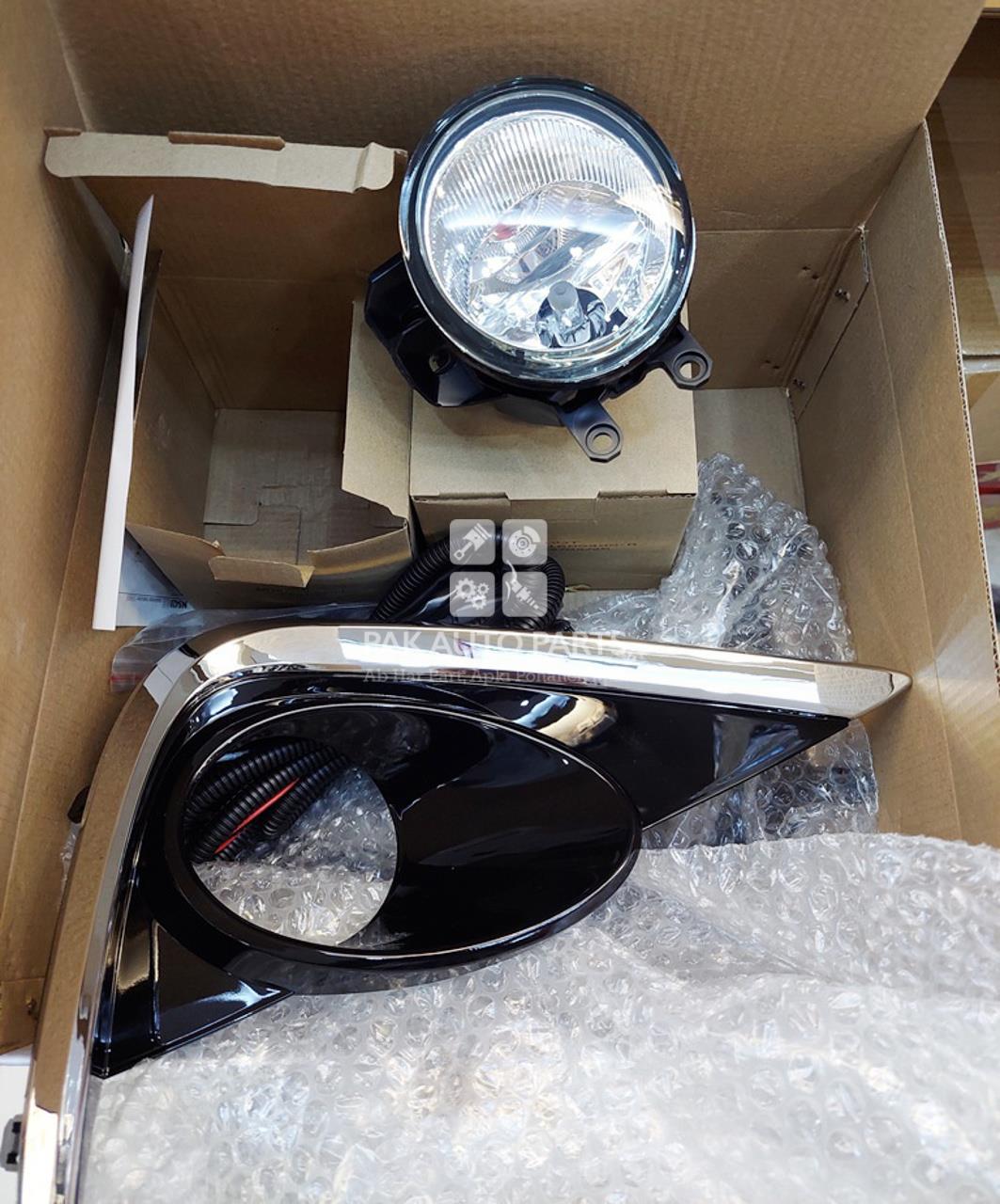Picture of Toyota Corolla X Fog Lamp Set With Chrome Covers, DLAA