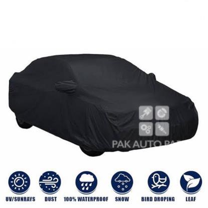 Picture of Toyota Corolla All models(Corolla X, Grandy, Altis, Gli, Xli & Yaris) Carbon Coated Top Cover Premium Quality, Water Proof~Scratches Proof~Double Stitched~Cover Whole Body Packed In High Quality Bag