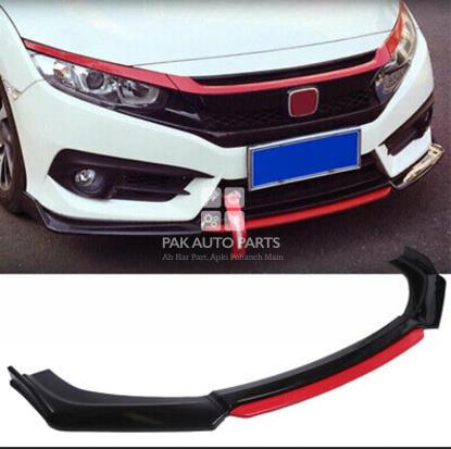 Picture of Honda Civic 2016-21 Front Cannard Glossy Black