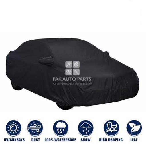 Picture of Suzuki Bolan & Hiroof Carbon Coated Top Cover Double Stitched - Water Proof - Dust Proof - Anti Scratch - Long Life - Exact Size - Packed In High Quality Bag
