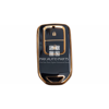 Picture of Honda HR-V 2022 TPU Remote Key Cover Case Protector, Black / Gold