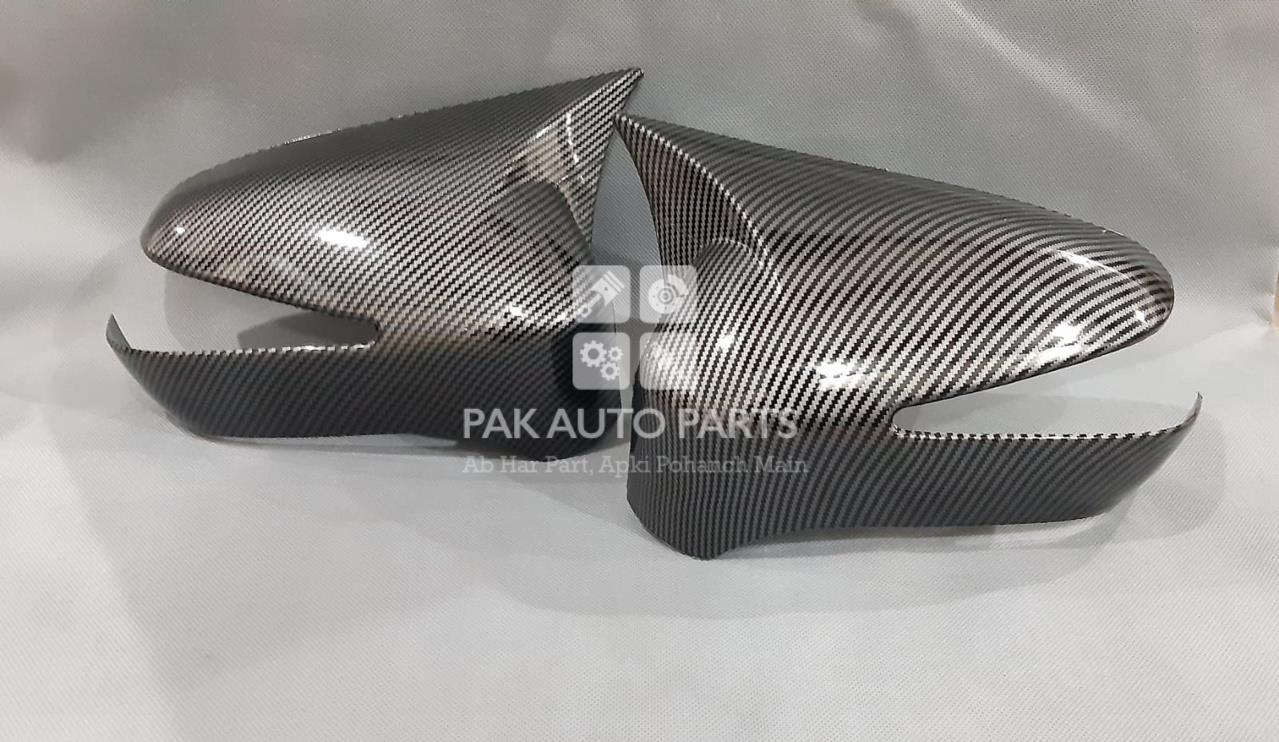 Picture of Honda Civic Reborn Carbon Fiber Batman Style Side Mirror Covers For 2006-2012 Pair